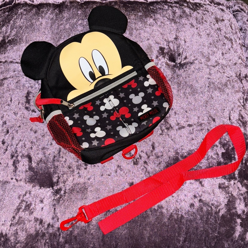 Disney Mickey Mouse Backpack - Black, Red, and Cream - Picture 8 of 8